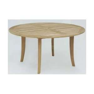  Lahaina 60 Teak Round Table: Home & Kitchen