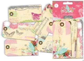 Pink Paislee~SPRING JUBILEE Shipping Tags~Journal Scrapbook Cards NEW 