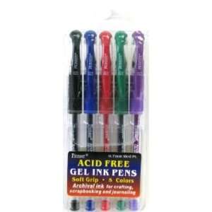   Acid Free Standard Color Gel Ink Pens (3 Pack): Health & Personal Care