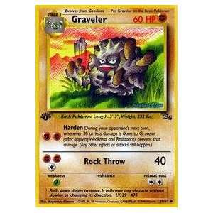  Pokemon   Graveler (37)   Fossil Toys & Games