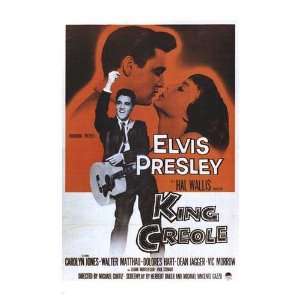  King Creole Movie Poster, 26 x 37.75 (1958)
