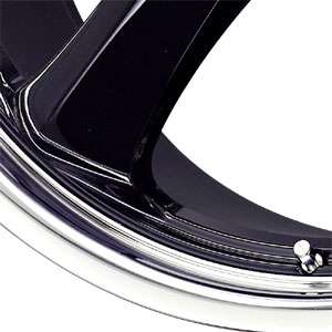 New 18X8 5 130 Victor Equip Turismo Gloss Black Machined Wheel/Rim