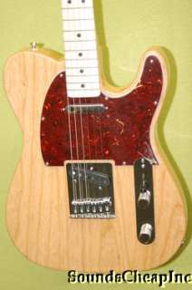   Standard Telecaster Electric Guitar Ash Natural Ash Maple Fretboard