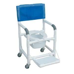  Standard Deluxe Shower Chair with Folding Footrest and 