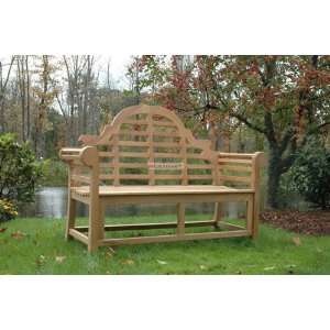  Teak Bench Marlboro Lutyens 3str Patio, Lawn & Garden