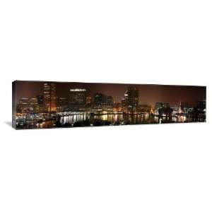  Baltimore at Night   Gallery Wrapped Canvas   Museum 