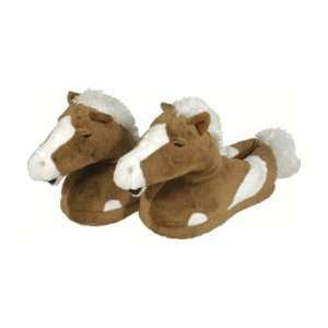  Plush Horse Slippers by Rivers Edge: Toys & Games