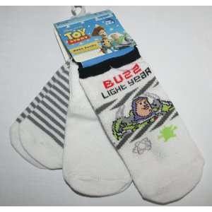  Toy Story Buzz Lightyear socks 3 pack Size 5 6.5 Baby