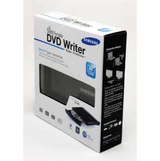 New Samsung SE 208AB/TSBS 8X Slim DVD+/ RW USB External Drive (Black 
