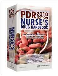 PDR Nurses Drug Handbook 2010, (1563637464), Thomson Reuters 
