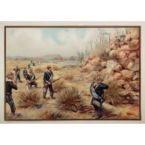  1899 U. S. Army Infantry Gun Attack Snake River Indians 