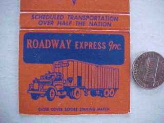   Express Nationwide Trucking Company Chain oversized matchbook  