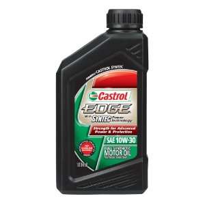 Castrol 06245 EDGE 10W 30 SPT Synthetic Motor Oil   1 Quart, (Pack of 