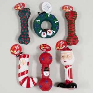  Vinyl Christmas Dog Toy With Squeaker Case Pack 72 