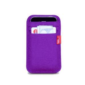  iPhone sleeve SOAY Lilac   wallet case made from Merino 