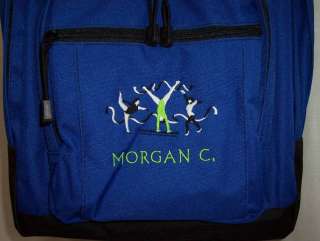 GYMNASTICS Backpack book bag school personalized NEW  