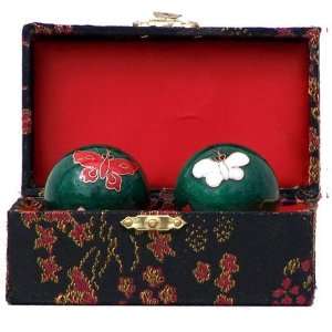  Beautiful Butterfly Health Balls   Chinese Exercise Balls 