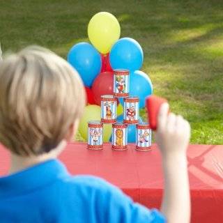Plastic Carnival Can Bean Bag Toss Game (6 pc)