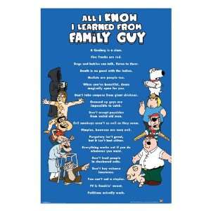   Posters Family Guy   All I Know Poster   91.5x61cm