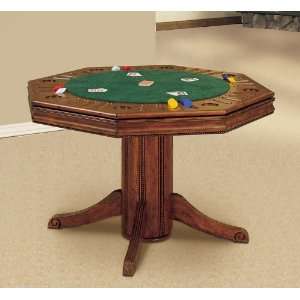    207 Brandon Warm Cherry Dining/Poker Table 52 in.: Kitchen & Dining