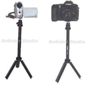 Ardinbir Portable Compact Travel Video Tripod with Ball Head for Canon 