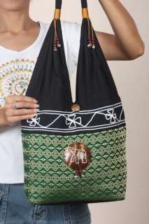bags are hand made from Thai silk by the Hmong Hill Tribe people 