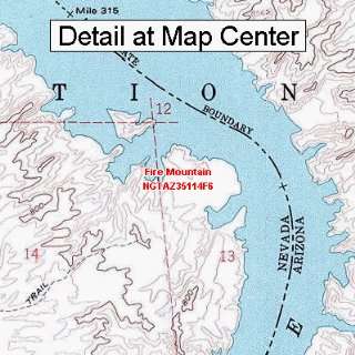   Map   Fire Mountain, Arizona (Folded/Waterproof)