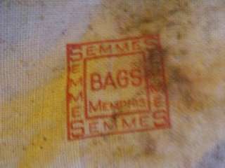 Vintage Hultings Hybrid Seed Corn Feed Sack Fence Tag & Label Geneseo 