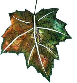 New SUMMER MAPLE LEAF METAL WALL ART Sculpture   Tree Leaves Country 