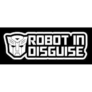 Robot in Disguise Transformer Autobot JDM Tuner Vinyl Decal Sticker 