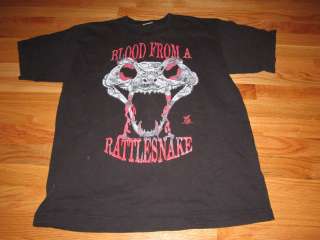 1998 STEVE STONE COLD AUSTIN BLOOD FROM A RATTLESNAKE T Shirt 