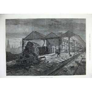  1873 Railway Accident Wigan Train Station Fine Art