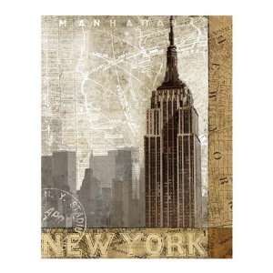  Keith Mallett Autumn In New York 11.88 x 15.75 Poster 