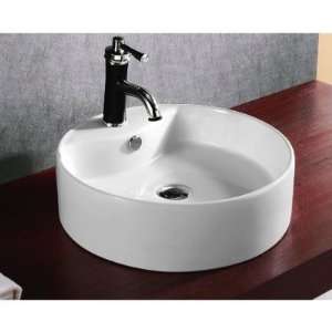   5.43 X 18.19 Round Bathroom Vessel Sink: Home Improvement