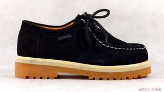Buffalino Black Suede Transit XL LO Shoes Youth Sz 5  