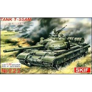  T55AM Soviet Main Battle Tank 1 35 Skif: Toys & Games