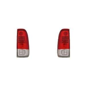  FORD F150/F250 97 03 LED TAIL LIGHT G2 RED/CLEAR NEW 