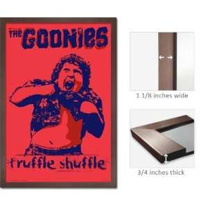  Slate Framed The Goonies Truffle Shuffle Poster FrSt4638A 