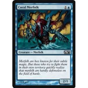  Coral Merfolk   Magic 2012 Core Set   Common Toys & Games