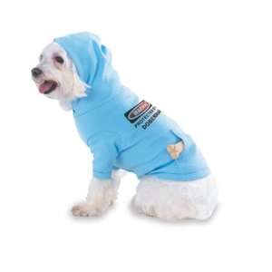 WARNING PROTECTED BY A DOBERMAN Hooded (Hoody) T Shirt with pocket for 