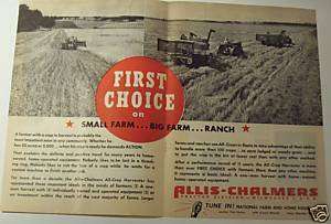 1946 ALLIS CHALMERS TRACTOR DIVISION..MILWAUKEE,WI. AD.  
