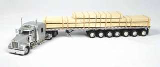 JG DCP Kenworth Flatbed Tractor Trailer w/ Custom Lumber Load 1:64 