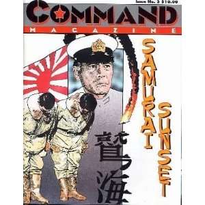  XTR Command Magazine # 3, with Samurai Sunset Board Game 