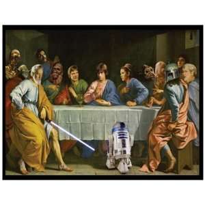    Magnet (Large) STAR WARS spoof   THE LAST SUPPER 