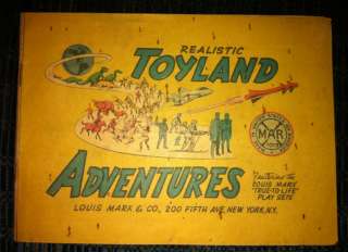 Rare 1958 Marx Playset Toy Catalog Toyland Adventures by custom comics 