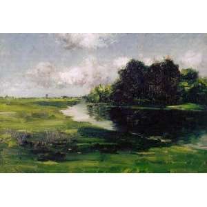   Merritt Chase   24 x 16 inches   Long Island Landscape after Home