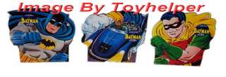 BATMAN ROBIN BATMOBILE 45 RPM RECORD SLEEVE ART 1966 TV  