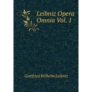  Leibniz Opera Omnia Vol. 1 Leibniz Books