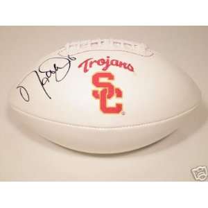  Autographed Matt Leinart Ball   USC Trojans Team Logo 