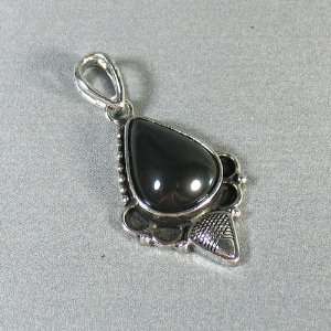   Pendant   Beautiful Black Waterdrop Pendant (1 inch) Toys & Games